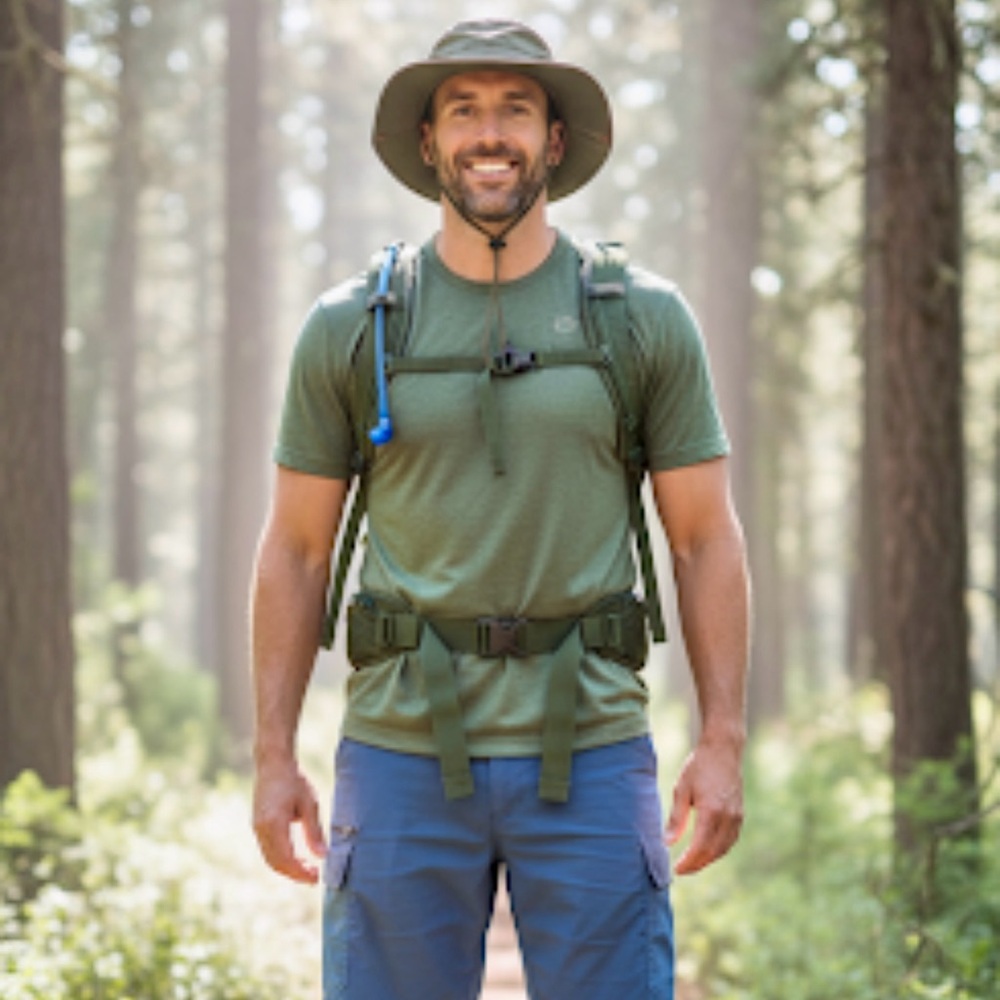 Orvis Mens Tech Cargo Shorts‎ Nylon Spandex Blend Hiking Outdoor Gray Size 32 - Picture 1 of 14